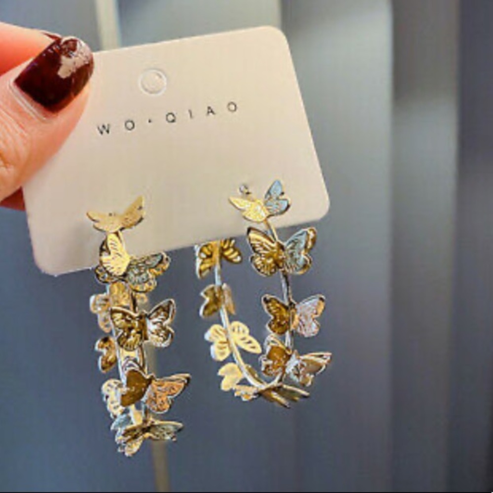 NEW 18k gold plated butterflies 🦋 Earrings
